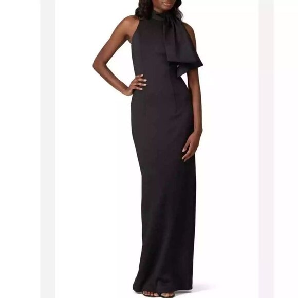Black Halo Dresses & Skirts - Black Halo Eve Black Sleeveless Maxi Dress Gown plus size 22760